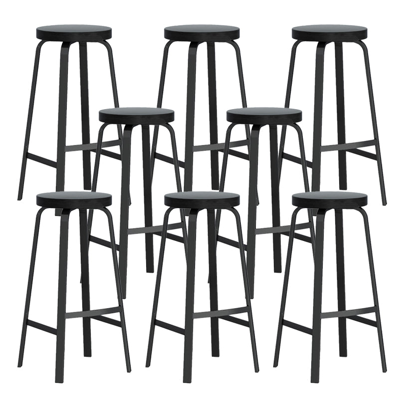 Tabourets de comptoir empilables modernes tabourets de bar sans dos pour restaurant