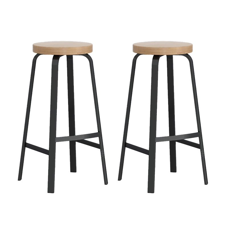 Tabourets de comptoir empilables modernes tabourets de bar sans dos pour restaurant