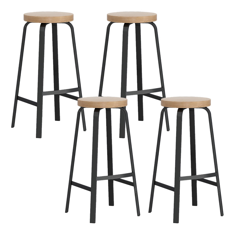 Tabourets de comptoir empilables modernes tabourets de bar sans dos pour restaurant