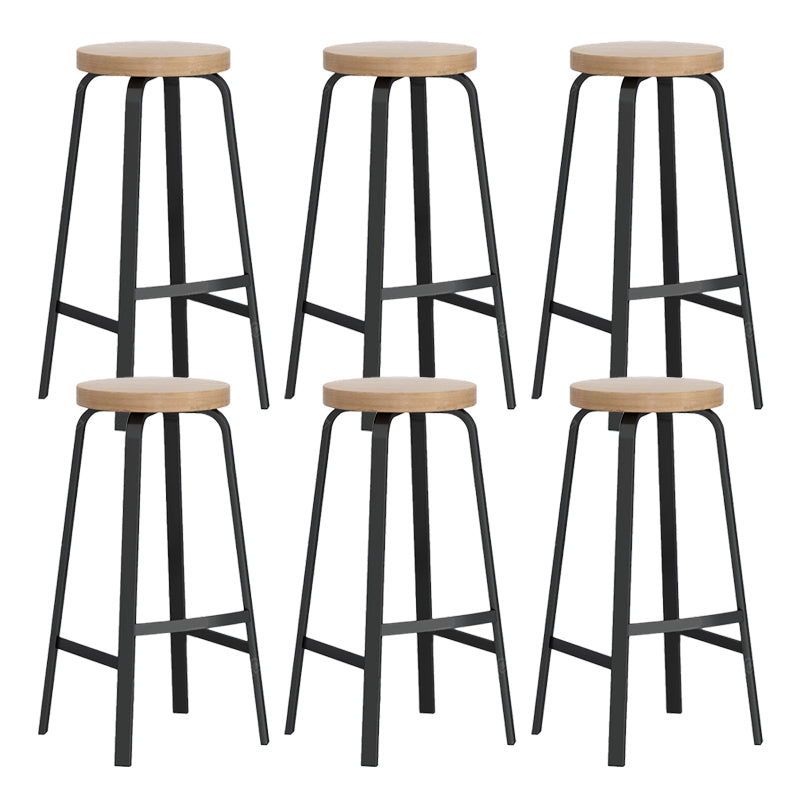 Tabourets de comptoir empilables modernes tabourets de bar sans dos pour restaurant