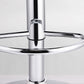 Low Back Dining Stools Adjustable Height Bar Stools with Metal Base