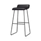 Oval Solid Wood Bar Stool and Table Set 1/2 Pieces Pub Dining Set Black 26"H Stool (Single) Clearhalo 'Bar Furniture' 'furn' 'furn_home_bar_bar_sets' 'Furniture' 'Home Bars & Bar Sets' 'home_bar_bar_sets' 'Kitchen & Dining Furniture' 6912397
