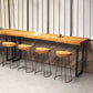Industrial Pub Dining Set Rectangular 1/5 Pieces Counter Height Set Clearhalo 'Bar Furniture' 'furn' 'furn_home_bar_bar_sets' 'Furniture' 'Home Bars & Bar Sets' 'home_bar_bar_sets' 'Kitchen & Dining Furniture' 6912408