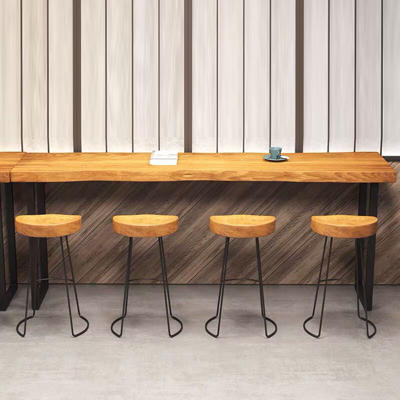 Industrial Pub Dining Set Rectangular 1/5 Pieces Counter Height Set Clearhalo 'Bar Furniture' 'furn' 'furn_home_bar_bar_sets' 'Furniture' 'Home Bars & Bar Sets' 'home_bar_bar_sets' 'Kitchen & Dining Furniture' 6912409
