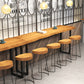 Industrial Pub Dining Set Rectangular 1/5 Pieces Counter Height Set Clearhalo 'Bar Furniture' 'furn' 'furn_home_bar_bar_sets' 'Furniture' 'Home Bars & Bar Sets' 'home_bar_bar_sets' 'Kitchen & Dining Furniture' 6912414