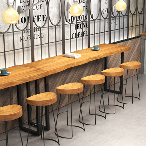 Industrial Pub Dining Set Rectangular 1/5 Pieces Counter Height Set Clearhalo 'Bar Furniture' 'furn' 'furn_home_bar_bar_sets' 'Furniture' 'Home Bars & Bar Sets' 'home_bar_bar_sets' 'Kitchen & Dining Furniture' 6912414