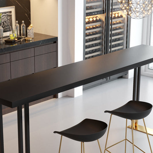 1/3 Pieces Counter Height Table Set Industrial Rectangular Pub Dining Set