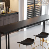 1/3 pièces Counter Height Table Set Industrial Rectangular Pub Dining Set