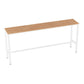 Industrial 1/5/9 Pieces Bar Table Set Wood Counter Table with High Stools for Bar White 79"L x 16"W Clearhalo 'Bar Furniture' 'furn' 'furn_home_bar_bar_sets' 'Furniture' 'Home Bars & Bar Sets' 'home_bar_bar_sets' 'Kitchen & Dining Furniture' 6912450