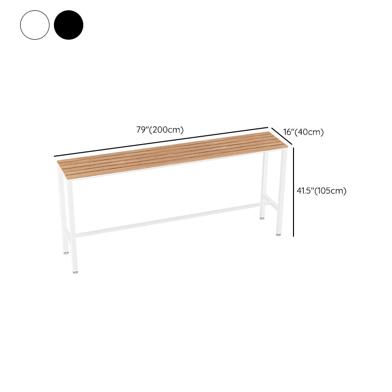 Industrial 1/5/9 Pieces Bar Table Set Wood Counter Table with High Stools for Bar Clearhalo 'Bar Furniture' 'furn' 'furn_home_bar_bar_sets' 'Furniture' 'Home Bars & Bar Sets' 'home_bar_bar_sets' 'Kitchen & Dining Furniture' 6912460