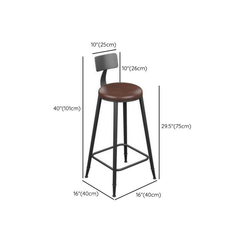 Industrial Bar Table Set 1/2/7 Pcs Solid Wood and Metal Bar Table and Stools Clearhalo 'Bar Furniture' 'furn' 'furn_home_bar_bar_sets' 'Furniture' 'Home Bars & Bar Sets' 'home_bar_bar_sets' 'Kitchen & Dining Furniture' 6912475