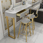 Faux Marble Counter Height Pub Set 1/2/3 Pieces Bar Stool and Table Set 3 Pieces: 1 Gray Table, 2 Gray Stools Clearhalo 'Bar Furniture' 'furn' 'furn_home_bar_bar_sets' 'Furniture' 'Home Bars & Bar Sets' 'home_bar_bar_sets' 'Kitchen & Dining Furniture' 6912524