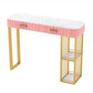 Faux Marble Counter Height Pub Set 1/2/3 Pieces Bar Stool and Table Set Clearhalo 'Bar Furniture' 'furn' 'furn_home_bar_bar_sets' 'Furniture' 'Home Bars & Bar Sets' 'home_bar_bar_sets' 'Kitchen & Dining Furniture' 6912525