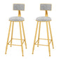 Faux Marble Counter Height Pub Set 1/2/3 Pieces Bar Stool and Table Set Grey 30"H Stools (Set of 2) Clearhalo 'Bar Furniture' 'furn' 'furn_home_bar_bar_sets' 'Furniture' 'Home Bars & Bar Sets' 'home_bar_bar_sets' 'Kitchen & Dining Furniture' 6912529
