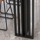 Industrial 1/7 Pieces Bar Table Set Rectangle Stone Counter Table for Living Room Clearhalo 'Bar Furniture' 'furn' 'furn_home_bar_bar_sets' 'Furniture' 'Home Bars & Bar Sets' 'home_bar_bar_sets' 'Kitchen & Dining Furniture' 6912550