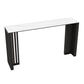 Industrial 1/7 Pieces Bar Table Set Rectangle Stone Counter Table for Living Room White 78.7"L x 23.6"W Clearhalo 'Bar Furniture' 'furn' 'furn_home_bar_bar_sets' 'Furniture' 'Home Bars & Bar Sets' 'home_bar_bar_sets' 'Kitchen & Dining Furniture' 6912551