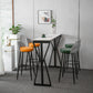 Modern 1/3/5 Pieces Bar Table Set Rectangle Stone Counter Table with Stools for Balcony Clearhalo 'Bar Furniture' 'furn' 'furn_home_bar_bar_sets' 'Furniture' 'Home Bars & Bar Sets' 'home_bar_bar_sets' 'Kitchen & Dining Furniture' 6912604