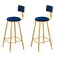 Glam 1/2/4/7 Pieces Bar Table Set Rectangle Stone Counter Table with Stools for Balcony Light-Blue 30"H Stools (Set of 2) Clearhalo 'Bar Furniture' 'furn' 'furn_home_bar_bar_sets' 'Furniture' 'Home Bars & Bar Sets' 'home_bar_bar_sets' 'Kitchen & Dining Furniture' 6912685
