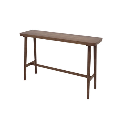 Modern Wooden Bistro Bar Table Rectangle Footrest Bar Table for Living Room Without Chairs Clearhalo 'Bar Furniture' 'Bar Tables' 'bar_tables' 'furn' 'furn_bar_tables' 'Furniture' 'Kitchen & Dining Furniture' 6912758