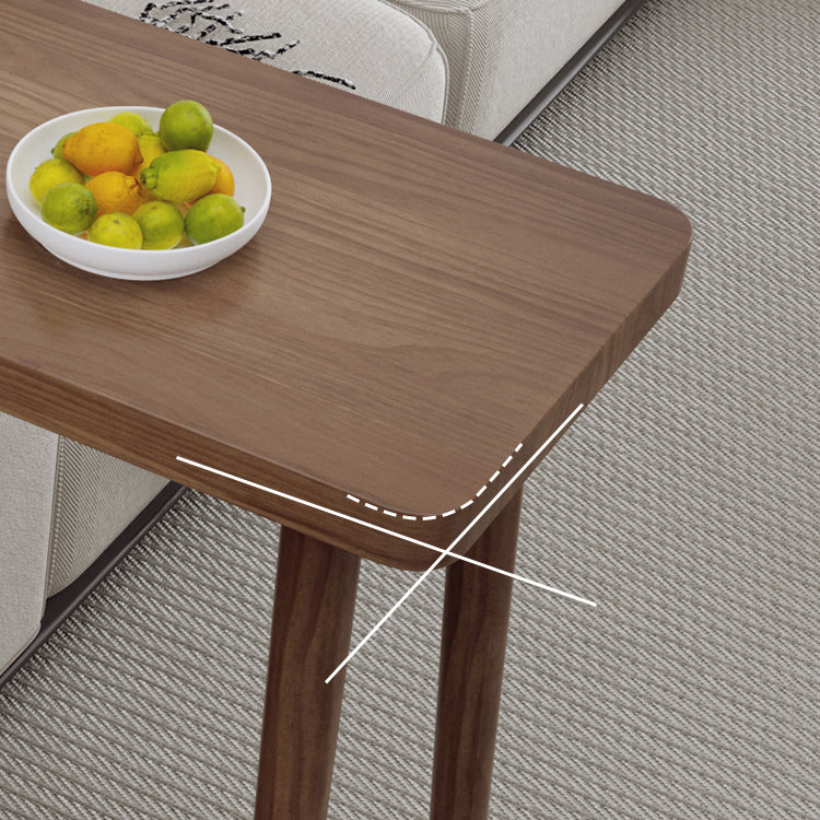 Modern Wooden Bistro Bar Table Rectangle Footrest Bar Table for Living Room Clearhalo 'Bar Furniture' 'Bar Tables' 'bar_tables' 'furn' 'furn_bar_tables' 'Furniture' 'Kitchen & Dining Furniture' 6912760