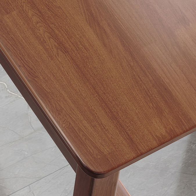Modern Style Bistro Bar Table Rectangle Solid Wood Bar Table for Home Clearhalo 'Bar Furniture' 'Bar Tables' 'bar_tables' 'furn' 'furn_bar_tables' 'Furniture' 'Kitchen & Dining Furniture' 6912841