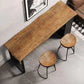 Industrial Style Bistro Bar Table Rectangle Wood Bar Table with Storage Clearhalo 'Bar Furniture' 'Bar Tables' 'bar_tables' 'furn' 'furn_bar_tables' 'Furniture' 'Kitchen & Dining Furniture' 6912950