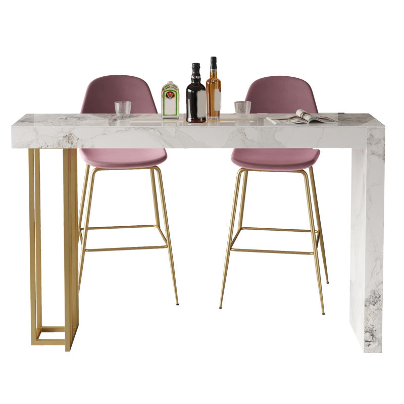 Gesinterde stenen bistro-bartafel Rechthoekige bartafel voor woonkamer