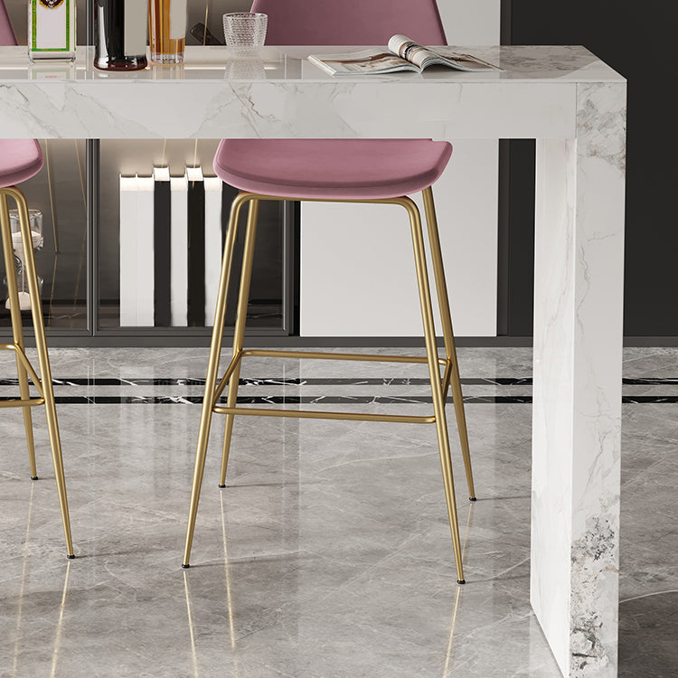 Gesinterde stenen bistro-bartafel Rechthoekige bartafel voor woonkamer