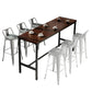 Modern Bar Height Table Solid Wood Bistro Bar Table for Patio Use Clearhalo 'Bar Furniture' 'Bar Tables' 'bar_tables' 'furn' 'furn_bar_tables' 'Furniture' 'Kitchen & Dining Furniture' 6912998