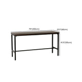 パティオの使用のためのモダンバーの高さのテーブルソリッドウッドビストロバーテーブル