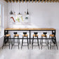 Rectangular Bar Height Table Industrial Style Bar Table with Trestle Base Clearhalo 'Bar Furniture' 'Bar Tables' 'bar_tables' 'furn' 'furn_bar_tables' 'Furniture' 'Kitchen & Dining Furniture' 6913041