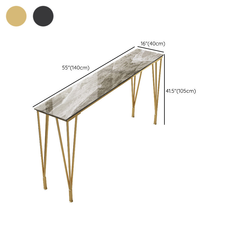 Tavolo da altezza della barra industriale tavolo da pub top con 4 gambe metalliche