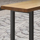 Industrial Style Bar Table Solid Wood Rectangle Bistro Bar Desk Clearhalo 'Bar Furniture' 'Bar Tables' 'bar_tables' 'furn' 'furn_bar_tables' 'Furniture' 'Kitchen & Dining Furniture' 6913271