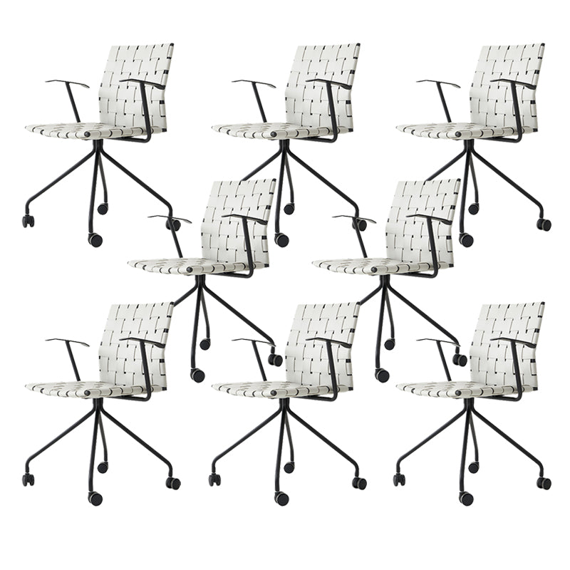 現代の固定武器会議椅子灰色の椅子の椅子