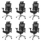 Modern Chair Removable Arms Adjustable Seat Height Office Chair with Breathable Back