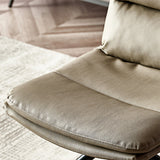 Contemporain sans bras chaise de chaise de bureau en cuir pour le bureau