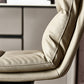 Contemporain sans bras chaise de chaise de bureau en cuir pour le bureau