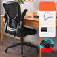 Modern Office Chair Adjustable Seat Height Swivel Chair with Breathable Back Black 1 Piece Without Headrest Clearhalo 'furn' 'furn_office_chair' 'Furniture' 'Office Chairs' 'Office Furniture' 'office_chair' 6913600