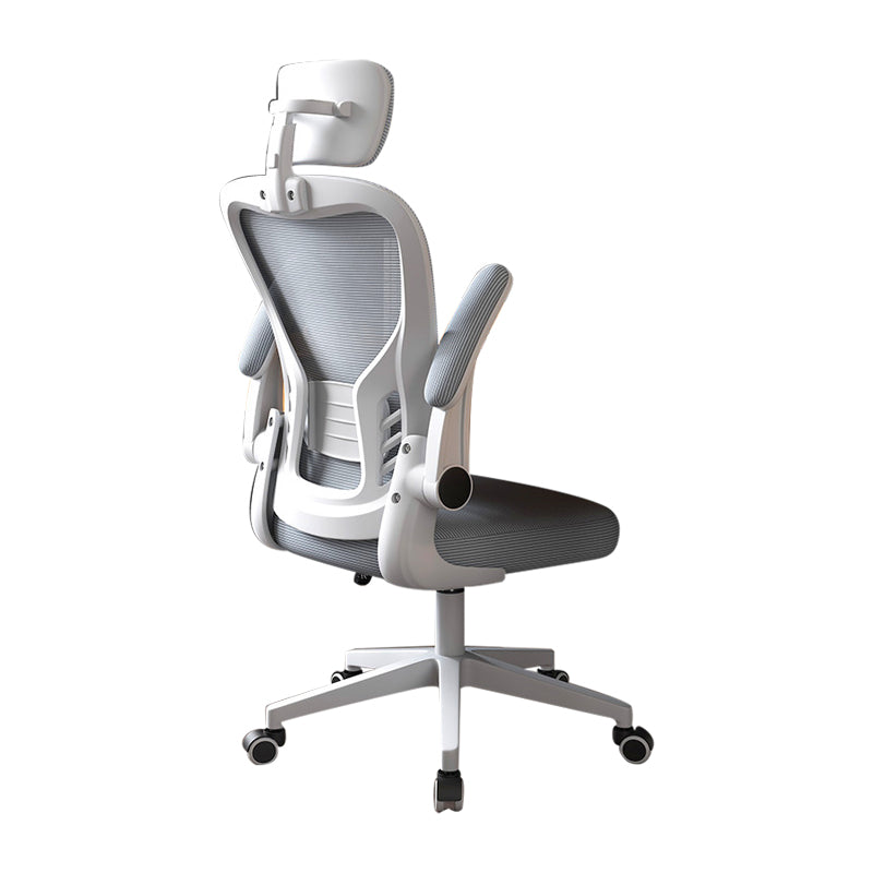 Modern Office Chair Adjustable Seat Height Swivel Chair with Breathable Back Clearhalo 'furn' 'furn_office_chair' 'Furniture' 'Office Chairs' 'Office Furniture' 'office_chair' 6913607