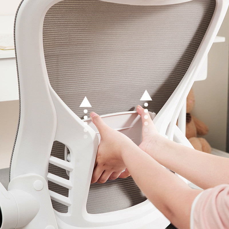 Modern Office Chair Adjustable Seat Height Swivel Chair with Breathable Back Clearhalo 'furn' 'furn_office_chair' 'Furniture' 'Office Chairs' 'Office Furniture' 'office_chair' 6913609