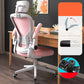 Modern Office Chair Adjustable Seat Height Swivel Chair with Breathable Back White-Pink 1 Piece With Headrest Clearhalo 'furn' 'furn_office_chair' 'Furniture' 'Office Chairs' 'Office Furniture' 'office_chair' 6913643
