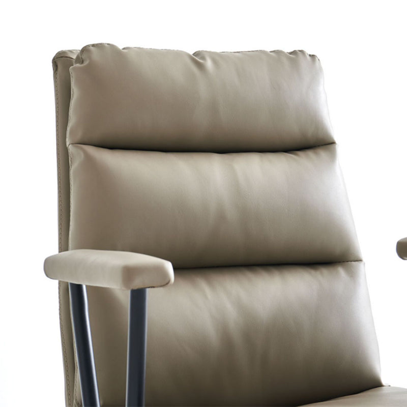 Contemporary Arms Included Task Chair Leather Desk Chair for Office Clearhalo 'furn' 'furn_office_chair' 'Furniture' 'Office Chairs' 'Office Furniture' 'office_chair' 6916246