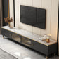 Contemporary Media Console Stone TV Media Stand for Living Room 79"L x 16"W x 18"H Clearhalo 'furn' 'furn_tv_stands_entertainment_centers' 'Furniture' 'Living Room Furniture' 'TV Stands & Entertainment Centers' 'TV Stands & Media Storage Furniture' 'tv_stands_entertainment_centers' 6916526