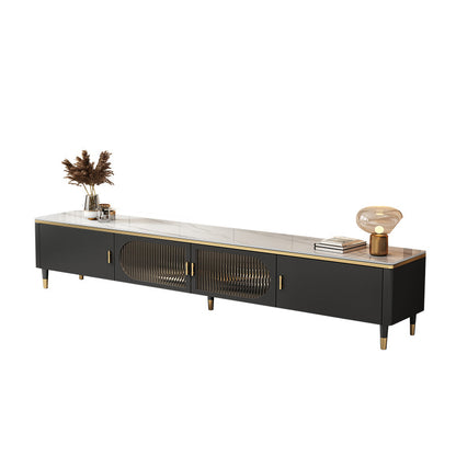 Contemporary Media Console Stone TV Media Stand for Living Room Clearhalo 'furn' 'furn_tv_stands_entertainment_centers' 'Furniture' 'Living Room Furniture' 'TV Stands & Entertainment Centers' 'TV Stands & Media Storage Furniture' 'tv_stands_entertainment_centers' 6916529