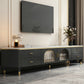 Stone TV Media Stand Console Modern TV Console for Living Room 71"L x 16"W x 18"H Clearhalo 'furn' 'furn_tv_stands_entertainment_centers' 'Furniture' 'Living Room Furniture' 'TV Stands & Entertainment Centers' 'TV Stands & Media Storage Furniture' 'tv_stands_entertainment_centers' 6916538