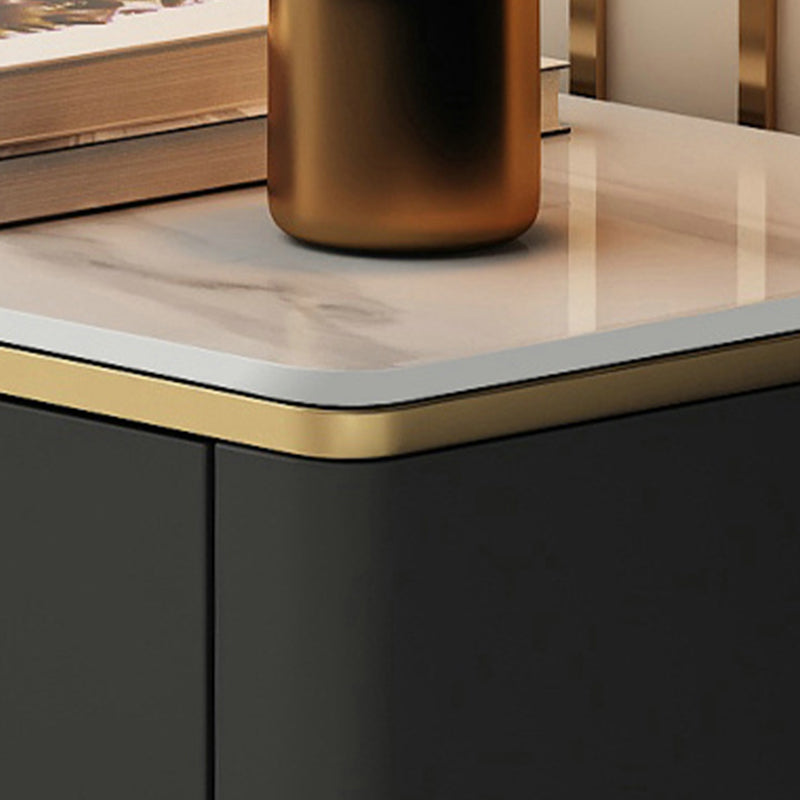 Stone TV Media Stand Console Modern TV Console for Living Room Clearhalo 'furn' 'furn_tv_stands_entertainment_centers' 'Furniture' 'Living Room Furniture' 'TV Stands & Entertainment Centers' 'TV Stands & Media Storage Furniture' 'tv_stands_entertainment_centers' 6916542