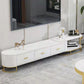 Stone TV Console Contemporary 3 Drawers Open Storage Media Console Beige Clearhalo 'furn' 'furn_tv_stands_entertainment_centers' 'Furniture' 'Living Room Furniture' 'TV Stands & Entertainment Centers' 'TV Stands & Media Storage Furniture' 'tv_stands_entertainment_centers' 6916552