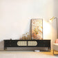 TV-Medienkonsole aus massivem Holz. Moderne TV-Konsole mit 4 Schubladen