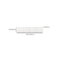 White Contemporary Media Console Engineered Wood TV Console   with Doors