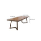 Industrial Solid Wood Writing Desk 29.53" Tall Rectangular Writing Desk Clearhalo 'furn' 'furn_office_desk' 'Furniture' 'Office Desks' 'Office Furniture' 'office_desk' 6917112